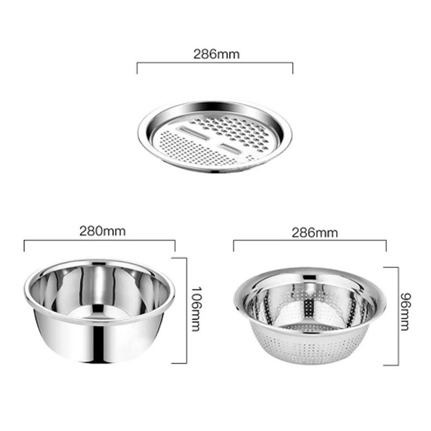 Kitchen grater and salad maker set Kitchen grater and salad maker set